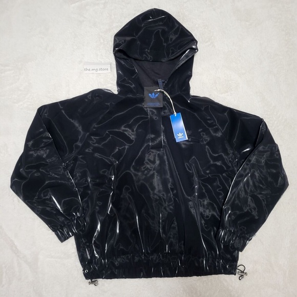 Adidas Blue Version 1/2 hoodie - Picture 1 of 2